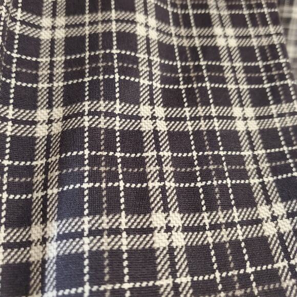 Seven7 NWT Pull On Ponte Skinny Leggings Women's Size S Dandy Plaid Grey Pant - Picture 7 of 13